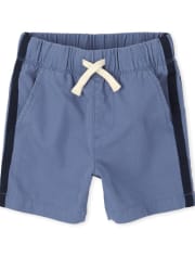 Baby And Toddler Boys Side Stripe Pull On Jogger Shorts