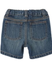Short utilitaire en jean pour bébés et tout-petits garçons