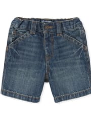 Short utilitaire en jean pour bébés et tout-petits garçons