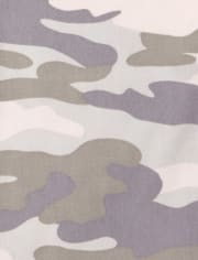 Girls Camo Pull On Beach Pants