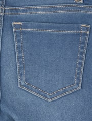 Girls Super-Soft Knit Denim Jeggings
