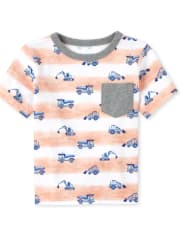 Top con bolsillo y estampado Mix And Match para bebés y niños pequeños