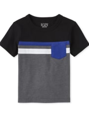 Top con bolsillo a rayas Mix And Match para niños