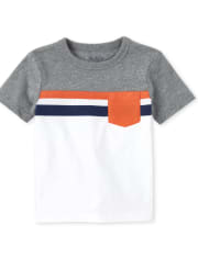 Haut à poche rayé Mix And Match pour garçon