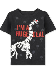Baby And Toddler Boys Puff Print Top