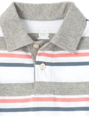 Baby And Toddler Boys Striped Jersey Polo
