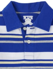 Baby And Toddler Boys Striped Jersey Polo