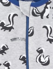 Baby And Toddler Boys Little Stinker Matching Snug Fit Cotton One Piece Pajamas