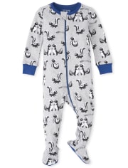 Baby And Toddler Boys Little Stinker Matching Snug Fit Cotton One Piece Pajamas