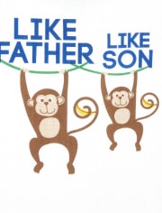 Baby And Toddler Boys Monkey Snug Fit Cotton Pajamas