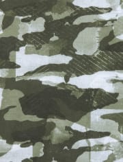 Pijama de camuflaje de fin de semana para niño