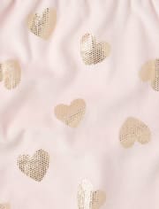 Baby And Toddler Girls Mommy And Me Foil Loved Matching Velour Pajamas
