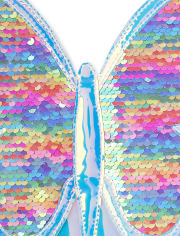 Girls CRAZY 8 Flip Sequin Butterfly Holographic Mini Backpack