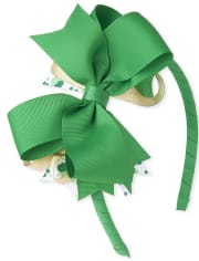 Girls St. Patrick's Day Bow Headband