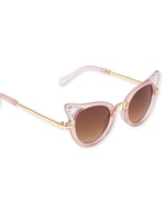 Girls Rhinestud Cat Eye Sunglasses