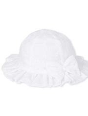 Baby Girls Eyelet Bucket Hat