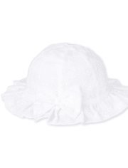 Baby Girls Eyelet Bucket Hat