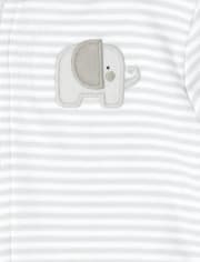 Unisex Baby Elephant Striped 3-Piece Take Me Home Set