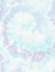 Girls Embellished Cupcake Tie Dye Top