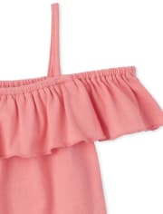 Haut à épaules dénudées pour filles, mix and match