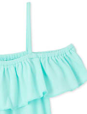 Haut à épaules dénudées pour filles, mix and match