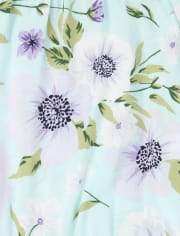 Girls Floral Off Shoulder Romper