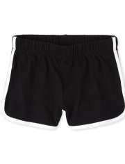 Girls Mix And Match Knit Dolphin Shorts | The Children's Place - BLACK
