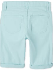 Girls Roll Cuff Skimmer Shorts