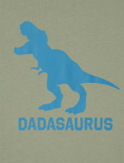 Camiseta con estampado Family Dino a juego para hombre