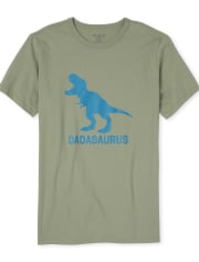 Camiseta con estampado Family Dino a juego para hombre
