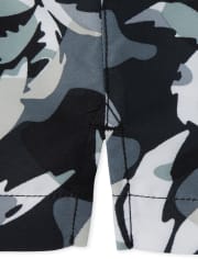 Boys Palm Tree Swim Trunks