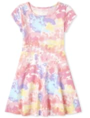 Vestido diario estampado para niñas