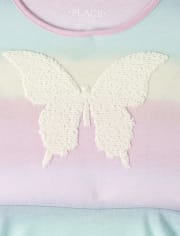 Girls Flip Sequin Butterfly Everyday Dress