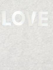 Baby And Toddler Girls Rainbow Striped French Terry Sweatshirt