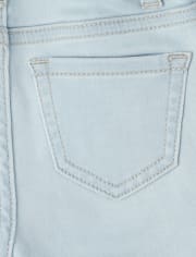 Jeggings en denim tricoté ultra doux pour bébés et petites filles
