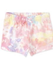 Baby And Toddler Girls Mix And Match Print Shorts