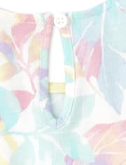 Baby And Toddler Girls Palm Romper