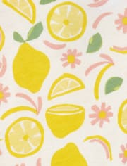 Baby And Toddler Girls Short Sleeve Lemon Terry Cover Up | The Children ...