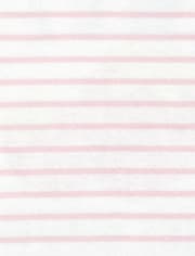 Top de rayas con frutas y purpurina para bebés y niñas pequeñas