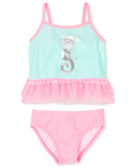 Maillot De Bain Tankini Feuille Hippocampe Pour Bebe Et Toute Petite Fille The Children S Place Ca