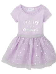 Baby And Toddler Girls Foil Princess Tutu Dress