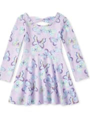 Baby And Toddler Girls Butterfly Bow Back Dress