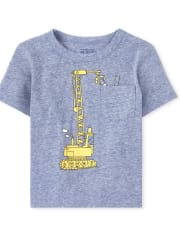 Baby And Toddler Boys Truck Pocket Top