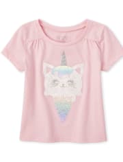 Baby And Toddler Girls Embellished Top