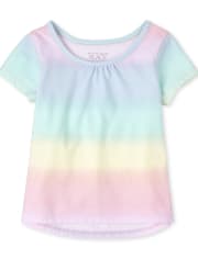 Top estampado para bebés y niñas pequeñas