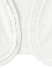 Bolero con volantes a juego para bebés y niñas pequeñas