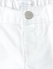 baby girl distressed shorts