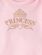 Baby Girls Glitter Princess Tutu Bodysuit