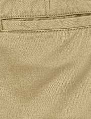 Short chino extensible d'uniforme pour garçons - Husky
