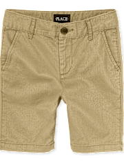 Short chino extensible d'uniforme pour garçons - Husky